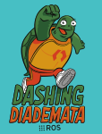 Mascote do ROS 2 Dashing Diademata
