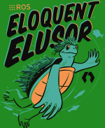 Mascote do ROS 2 Eloquent Elusor